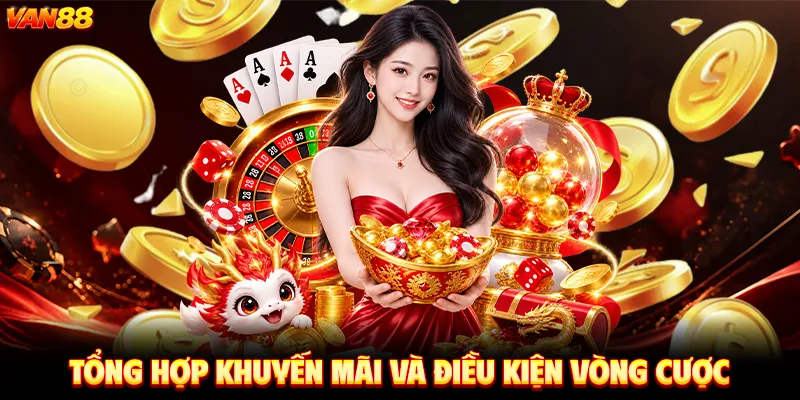 Tổng hợp khuyến mãi và điều kiện vòng cược